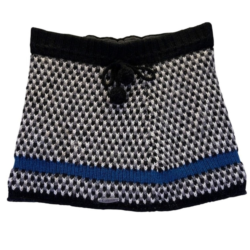 Everest Designs Hand Knit Wool Mini Skirt Fair Isle L Cabincore Gorpcore  Boho